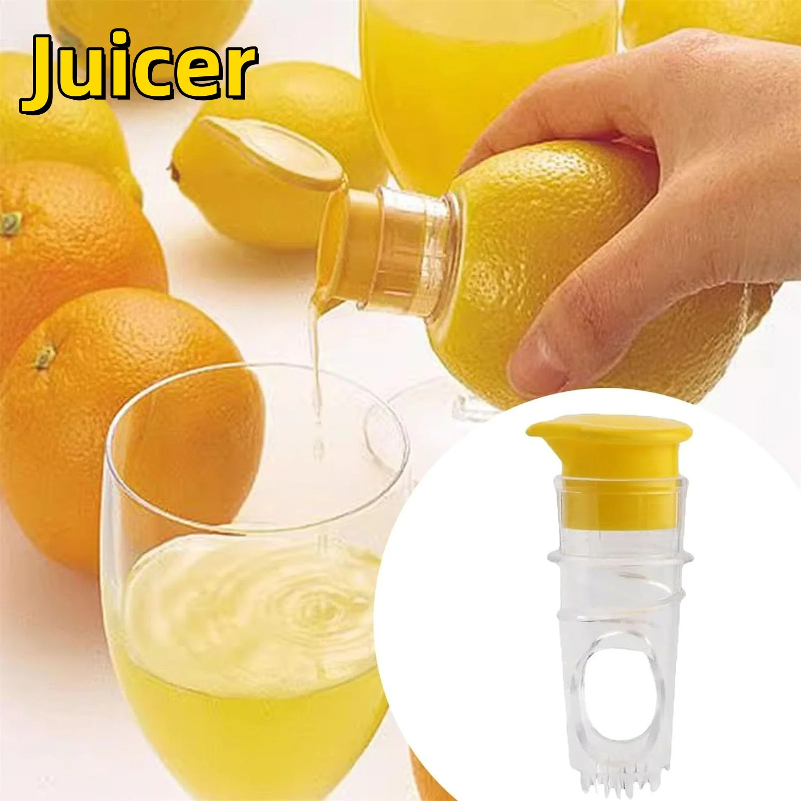 Citrus Juicer Bar - Pembuat Jus Jeruk Manual Plastik Baru