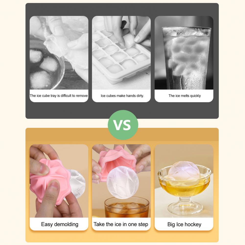 Ice Mold Sphere - Cetakan Es Bentuk Bola untuk Koktail,