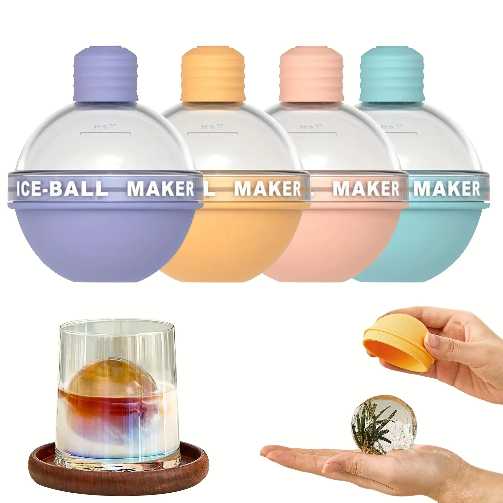 Ice Mold Sphere - 1/4 Pack Cetakan Es Bulat Besar