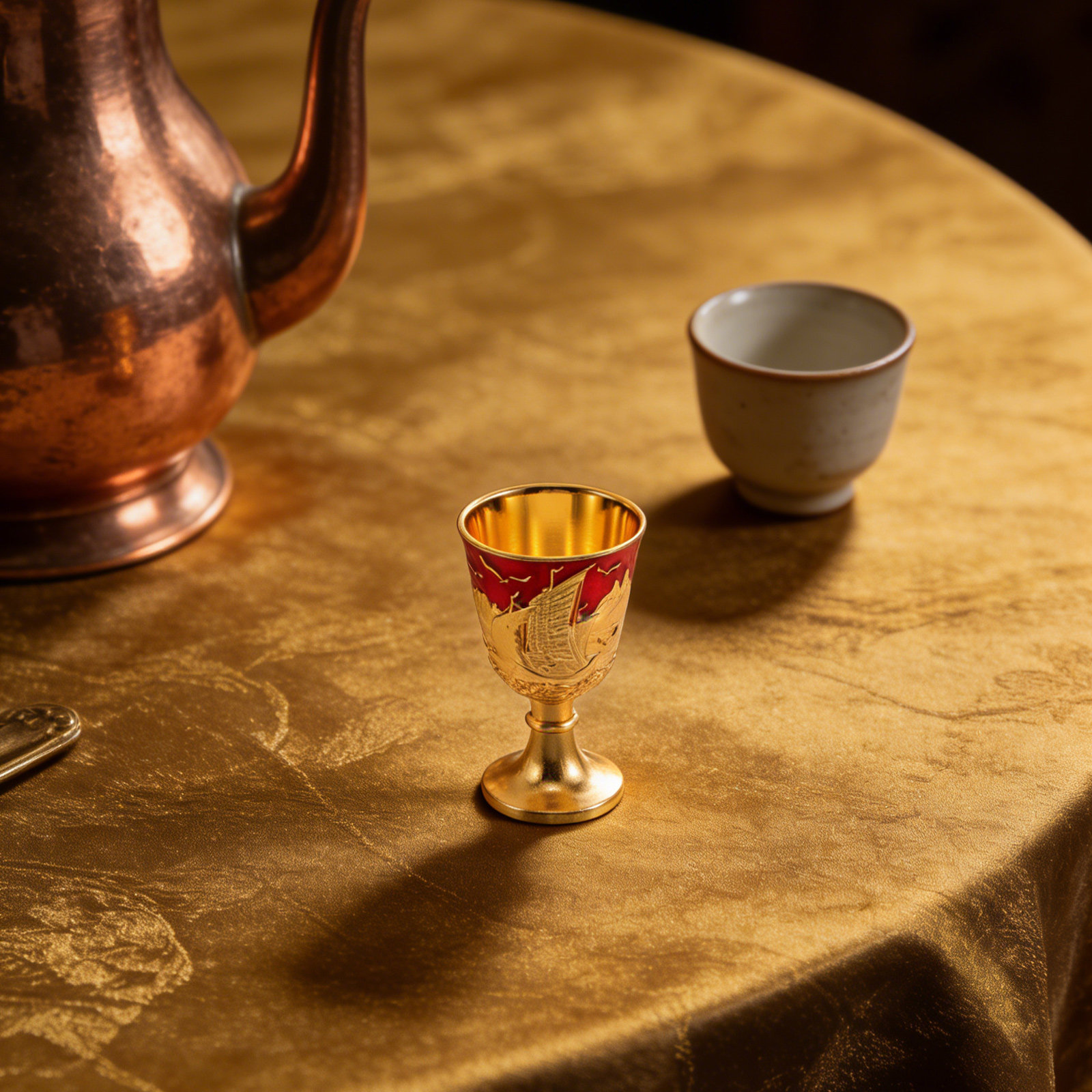Home Bar Set - 2 Buah Gelas Goblet Vintage dari
