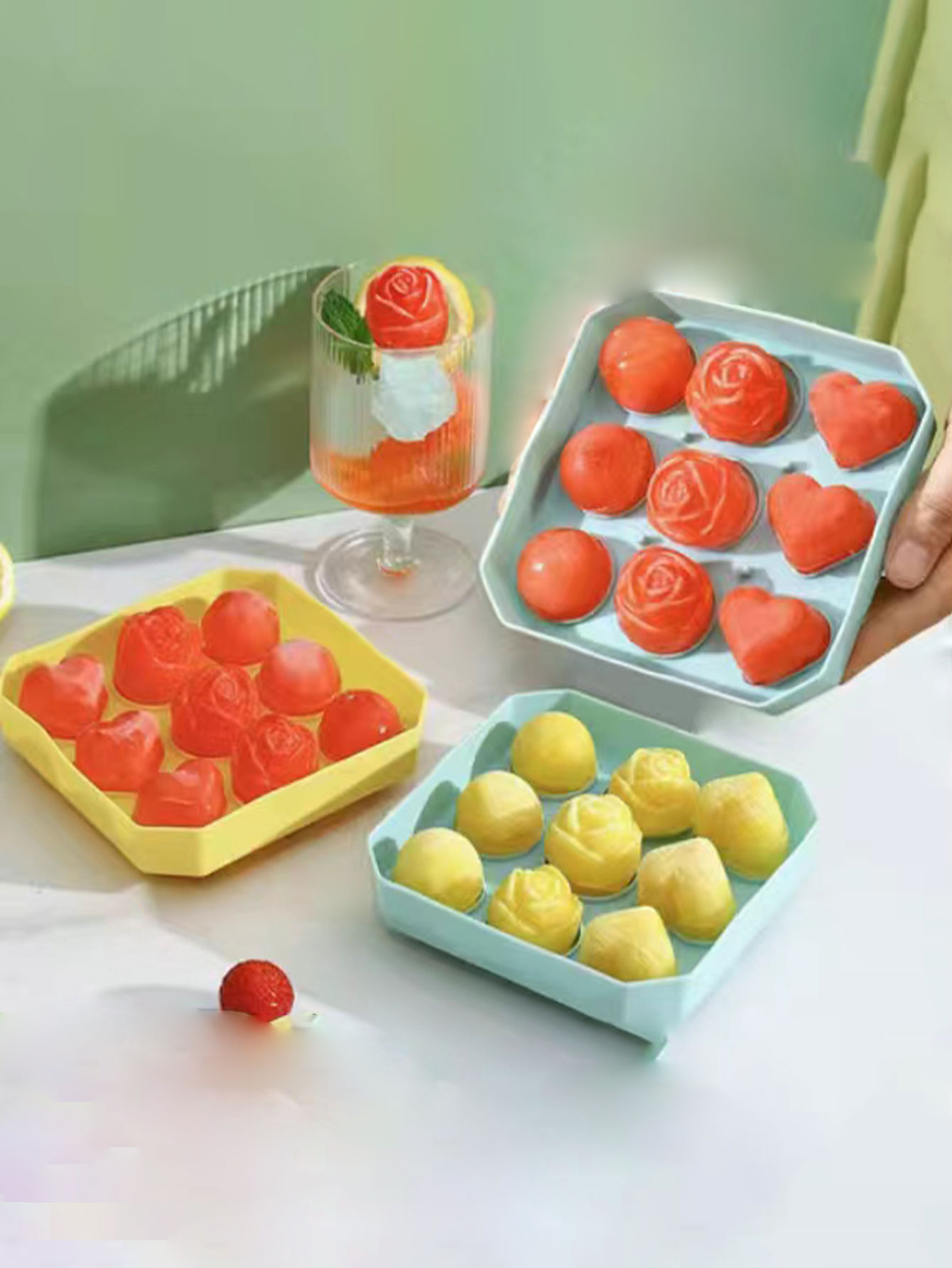 Cetakan Es Batu Mawar, Baki Es - Ice Mold Sphere ulasan dan harga